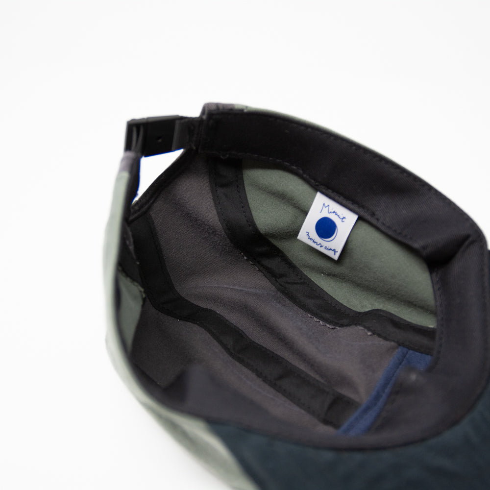Casquette cinq panneaux surcyclée