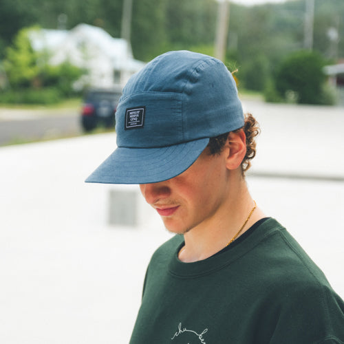 Casquette cinq panneaux surcyclée - Signature