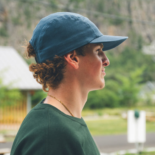 Casquette cinq panneaux surcyclée - Signature