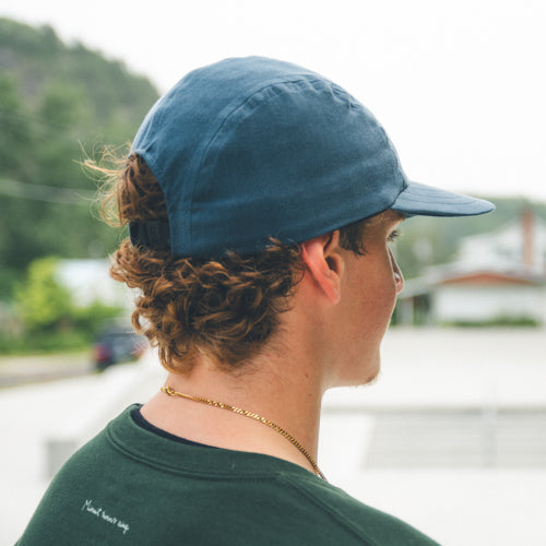 Casquette cinq panneaux surcyclée - Signature