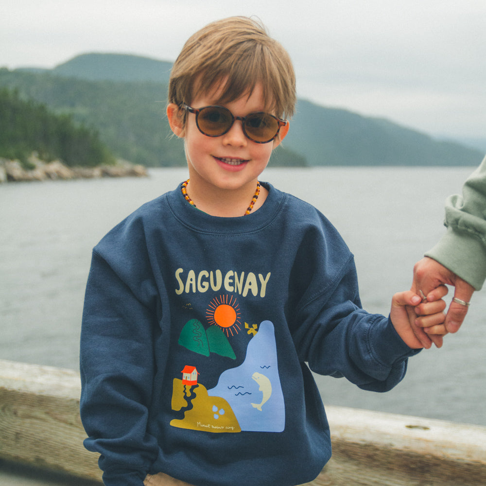 Coton ouaté imprimé Saguenay - Enfant