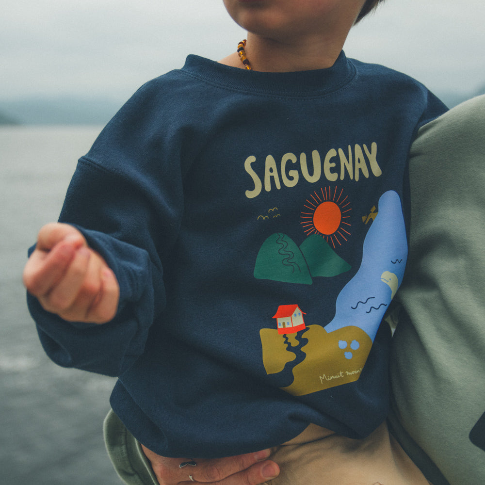 Coton ouaté imprimé Saguenay - Enfant
