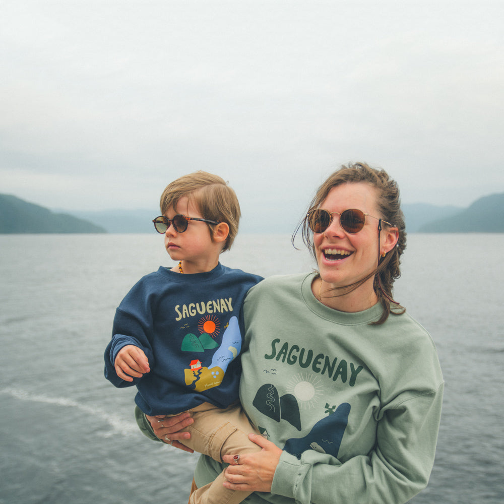 Coton ouaté imprimé Saguenay - Enfant