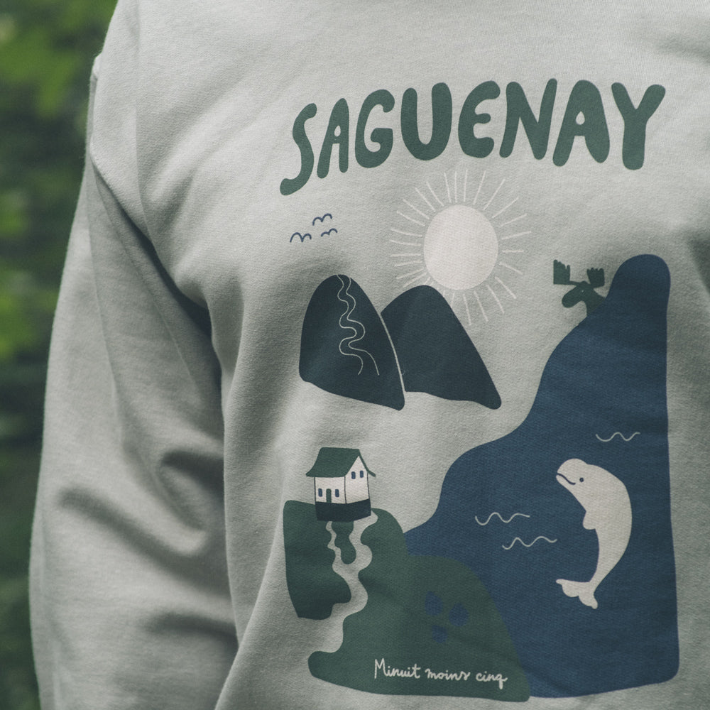 Coton ouaté imprimé Saguenay - Unisexe
