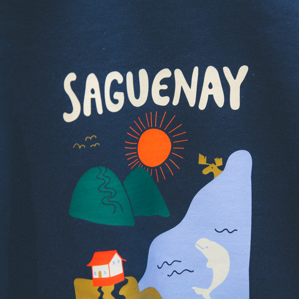 Coton ouaté imprimé Saguenay - Enfant
