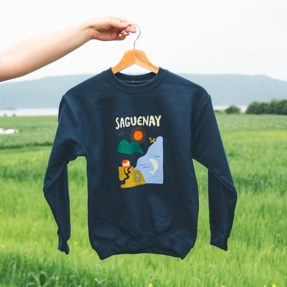 Coton ouaté imprimé Saguenay - Enfant