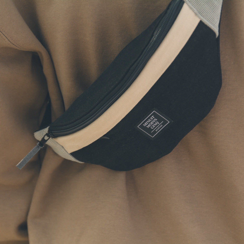 Sac banane 1L surcyclé - Signature - Collection Choix de l'atelier