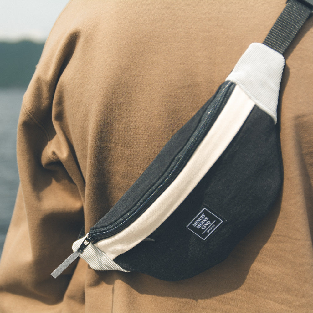 Sac banane 1L surcyclé - Signature - Collection Choix de l'atelier