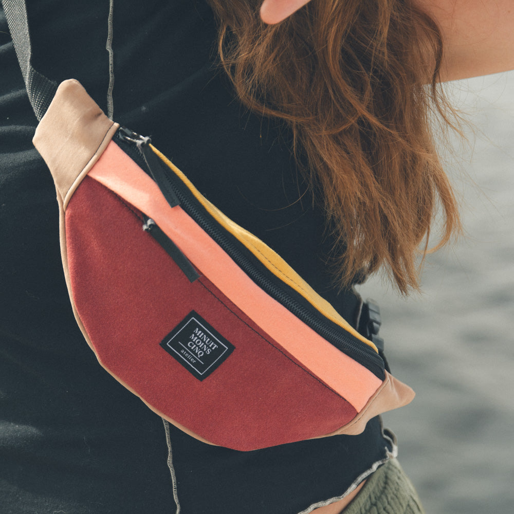 Sac banane 1L surcyclé - Signature - Collection Choix de l'atelier