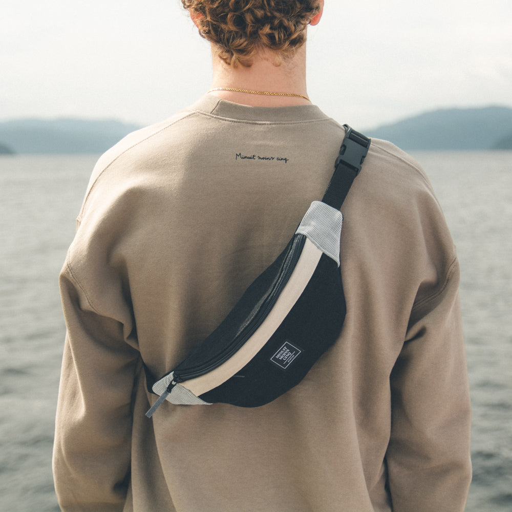 Sac banane 1L surcyclé - Signature - Collection Choix de l'atelier