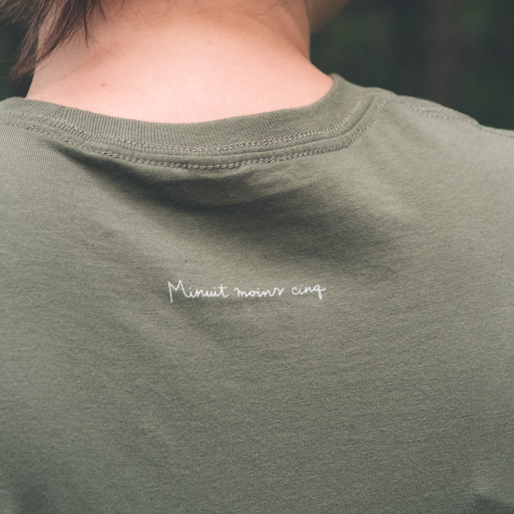 T-shirt imprimé Chu ben dans le bois - Unisexe
