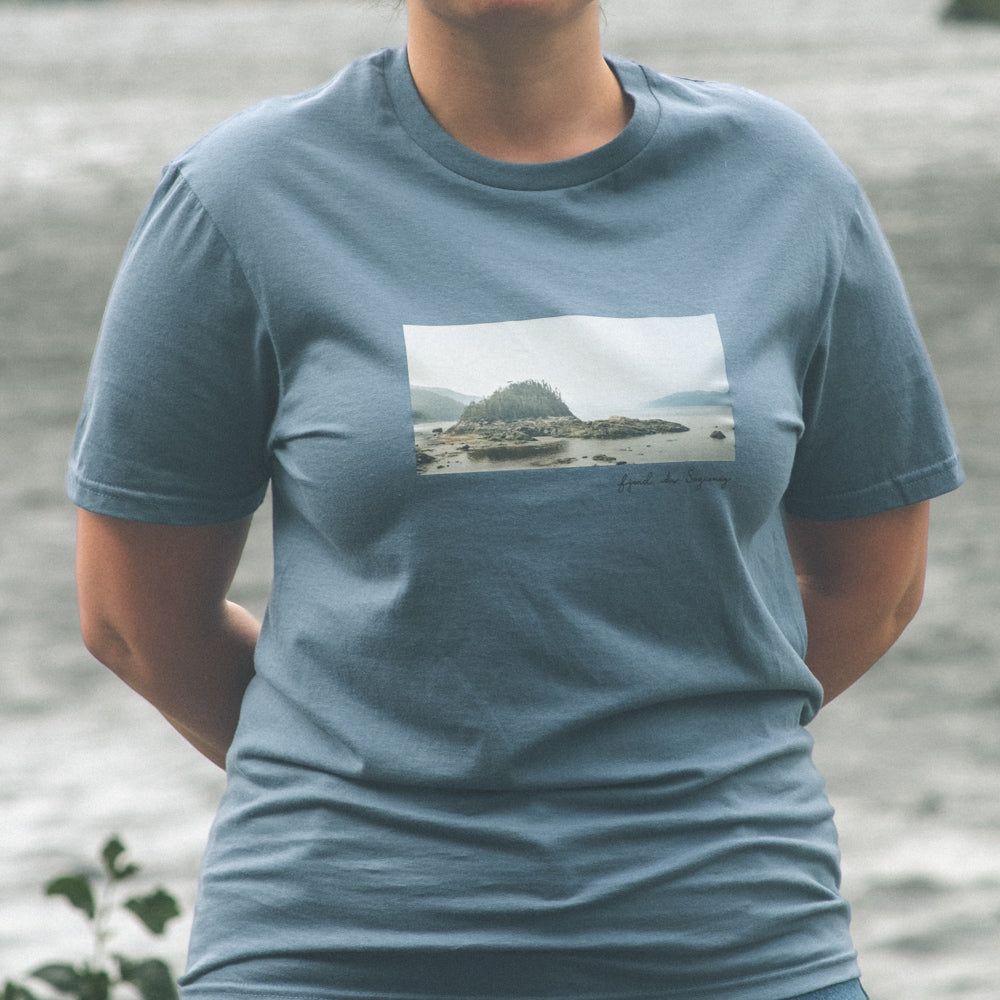 T-shirt imprimé Fjord du Saguenay - Unisexe