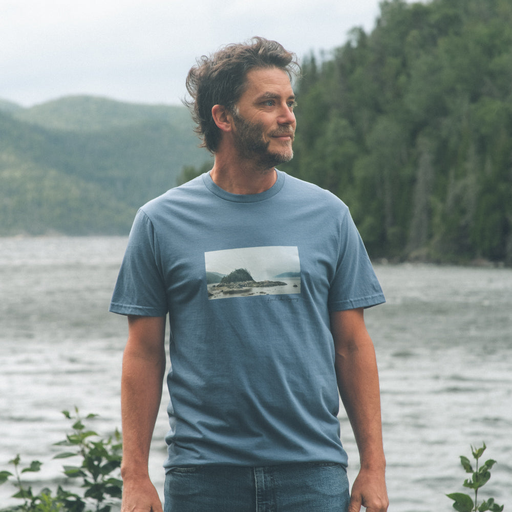 T-shirt imprimé Fjord du Saguenay - Unisexe