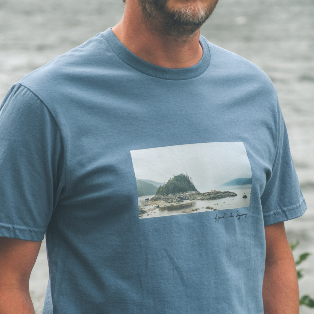 T-shirt imprimé Fjord du Saguenay - Unisexe