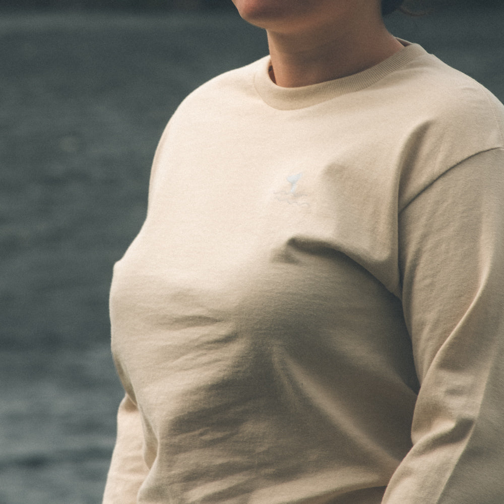 T-shirt manches longues imprimé Béluga - Unisexe