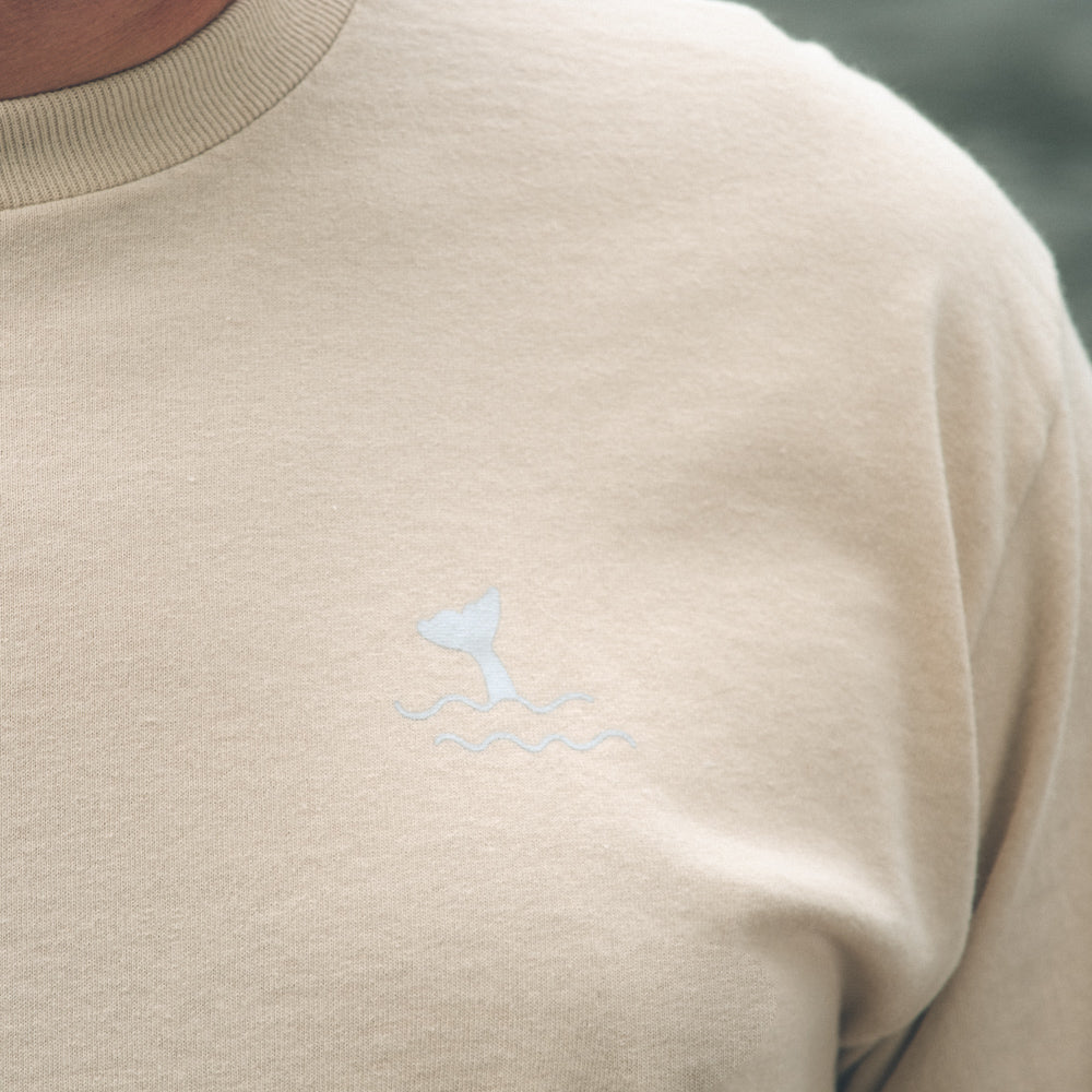T-shirt manches longues imprimé Béluga - Unisexe