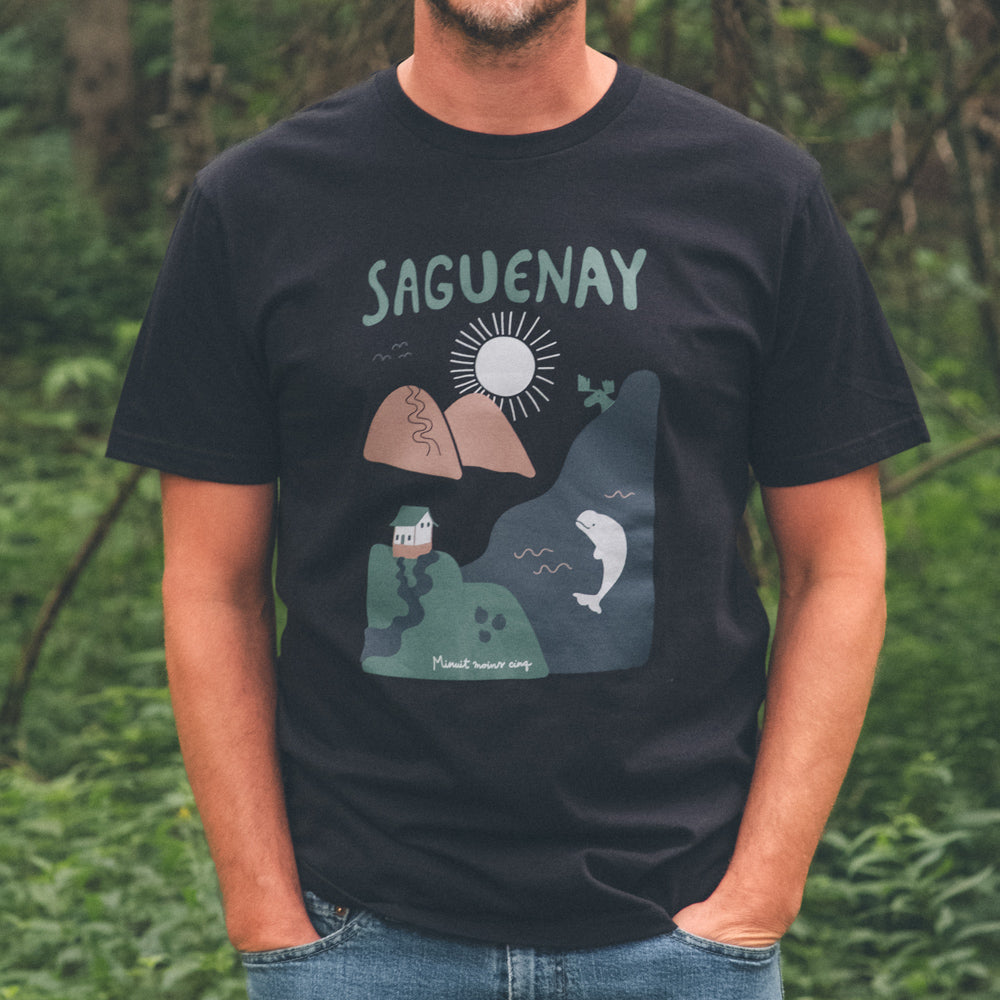 T-shirt imprimé Saguenay - Unisexe