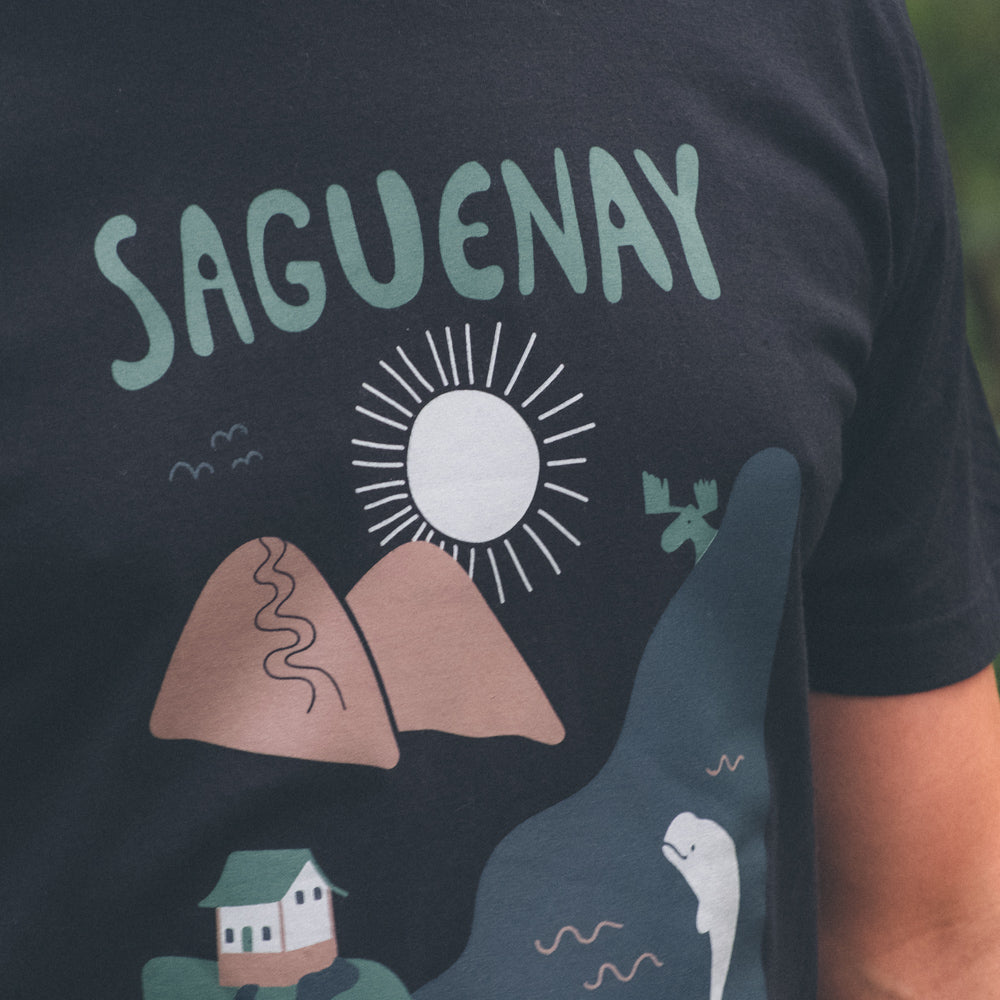 T-shirt imprimé Saguenay - Unisexe