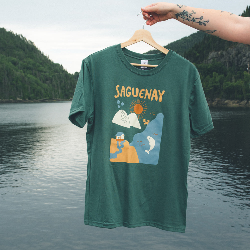 T-shirt imprimé Saguenay - Unisexe