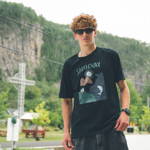 T-shirt imprimé Saguenay - Unisexe