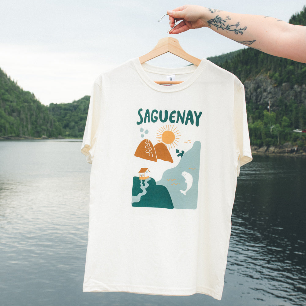 T-shirt imprimé Saguenay - Unisexe