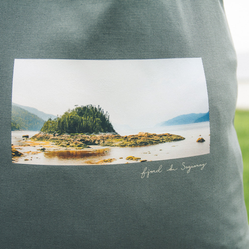Tote bag imprimé - Fjord du Saguenay