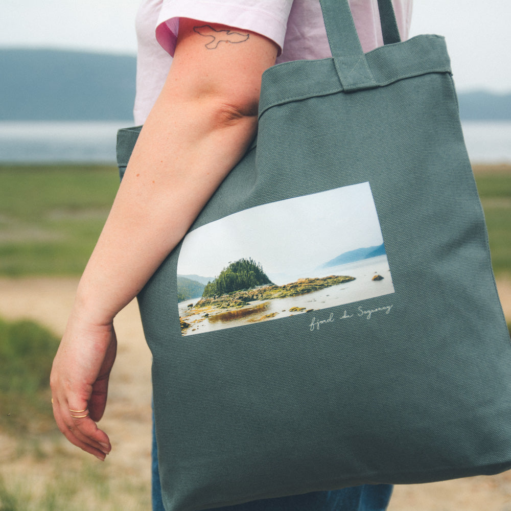 Tote bag imprimé - Fjord du Saguenay