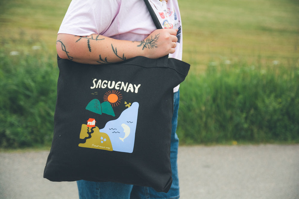 Tote bag imprimé - Saguenay
