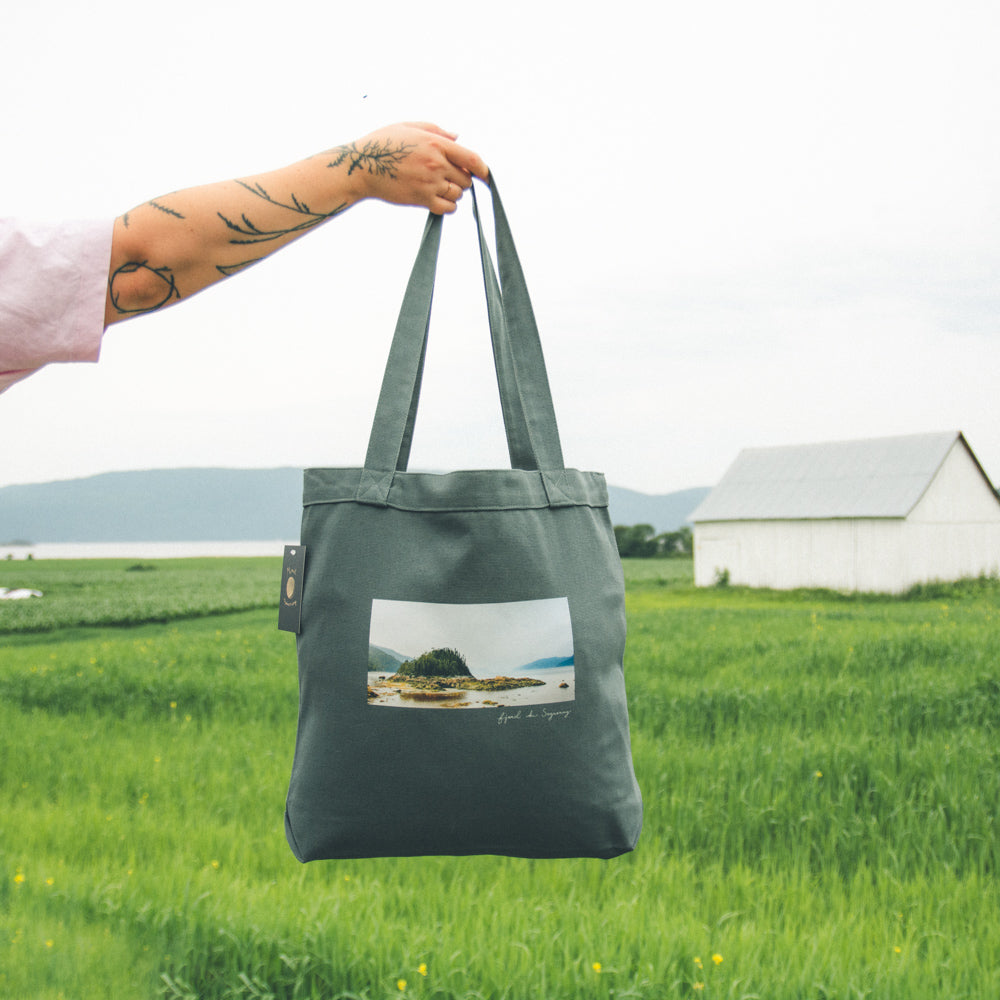 Tote bag imprimé - Fjord du Saguenay