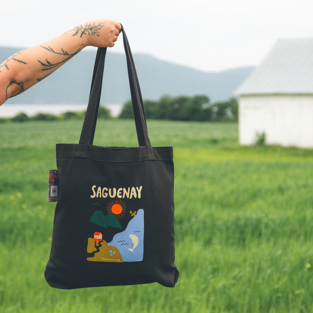 Tote bag imprimé - Saguenay