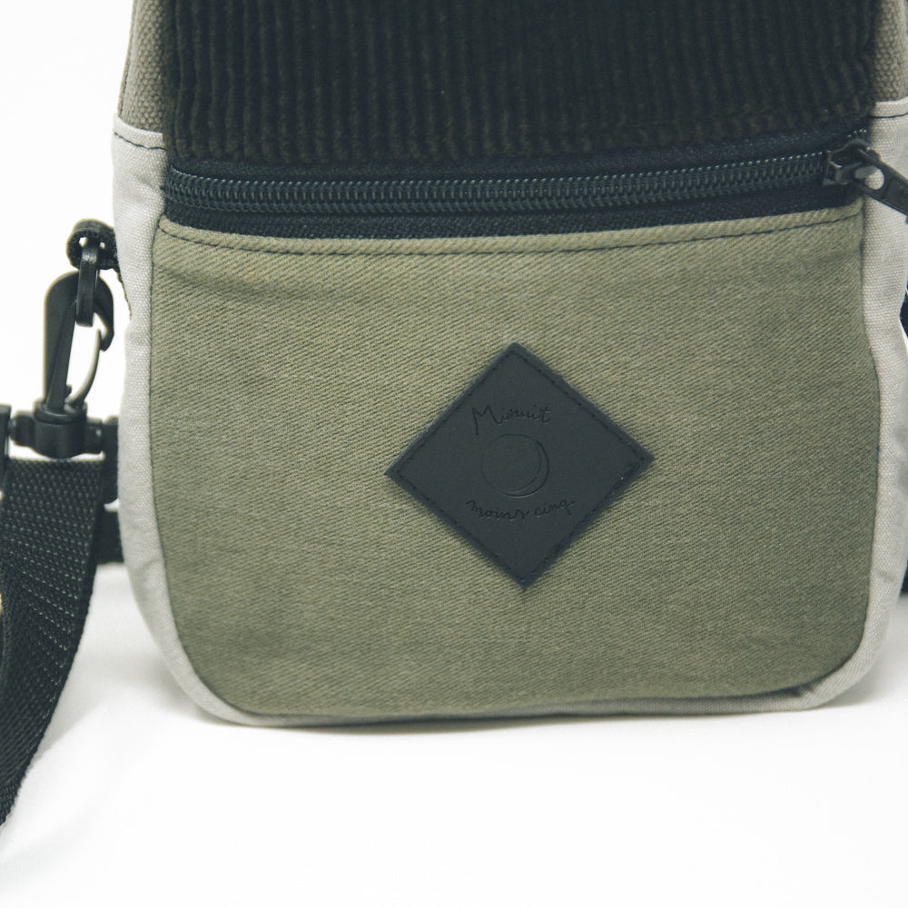 Mini sac à bandoulière 1,7L surcyclé
