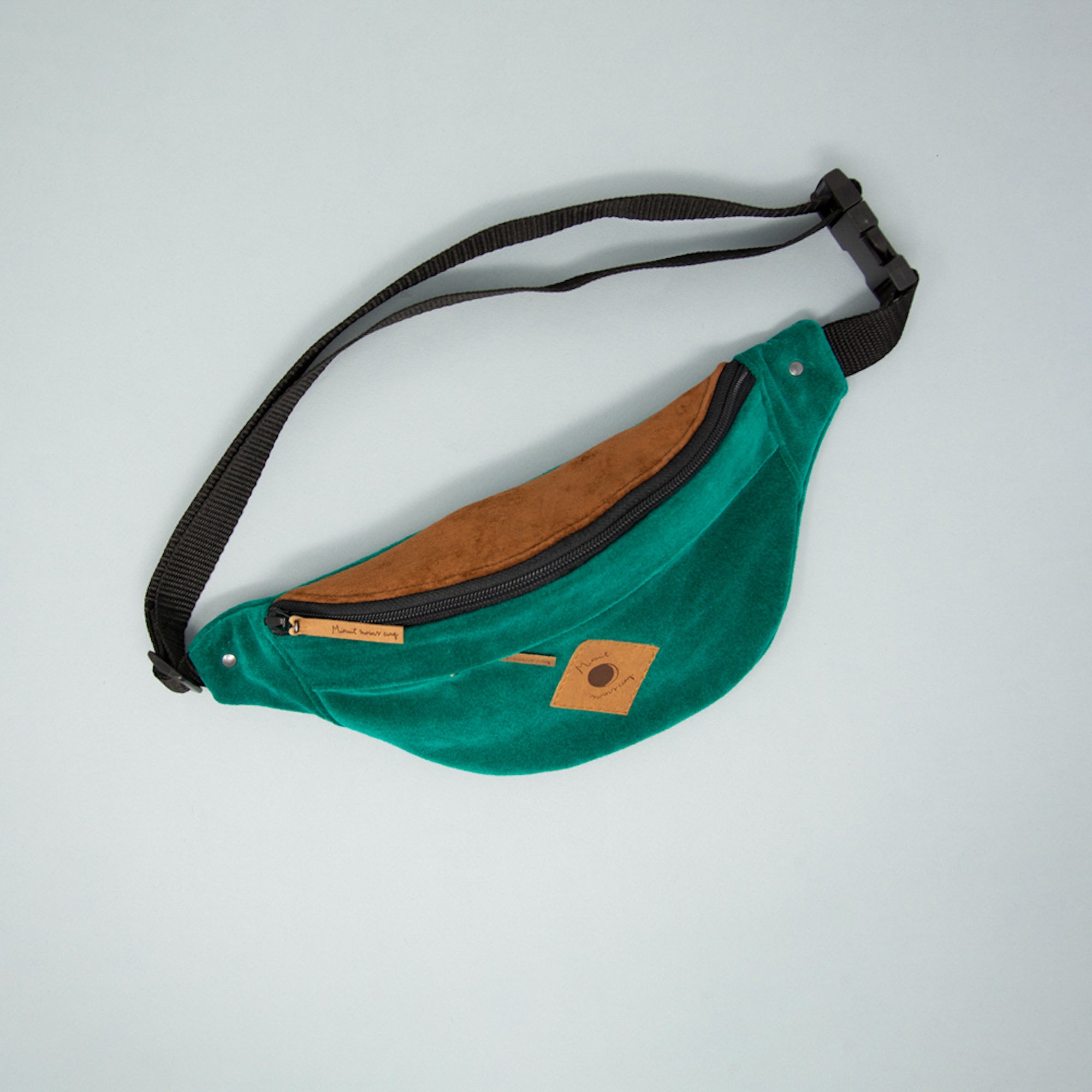 Sac banane 1L surcyclé - Dessus en suède - Classique