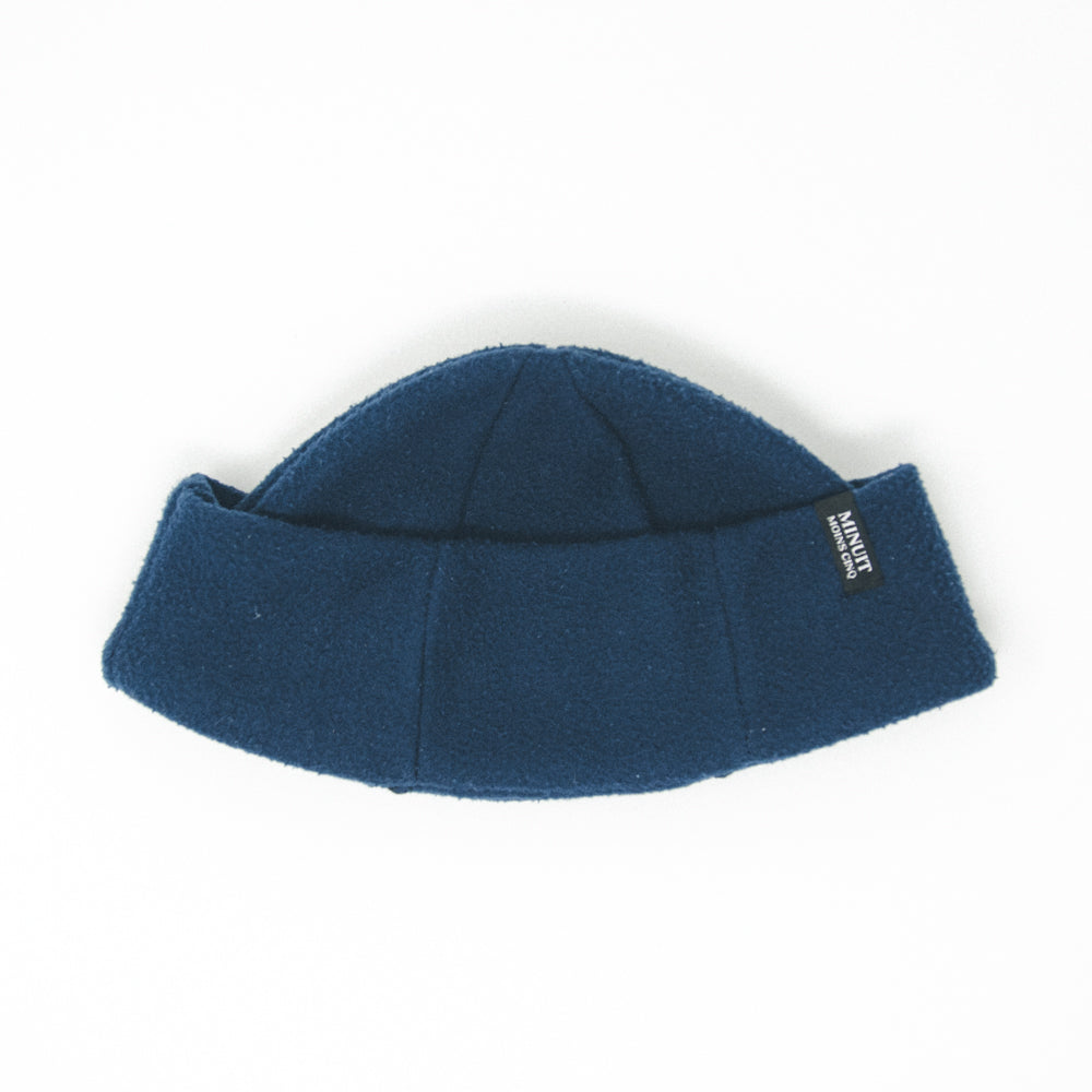 Tuque roulée en polaire surcyclée - Courte