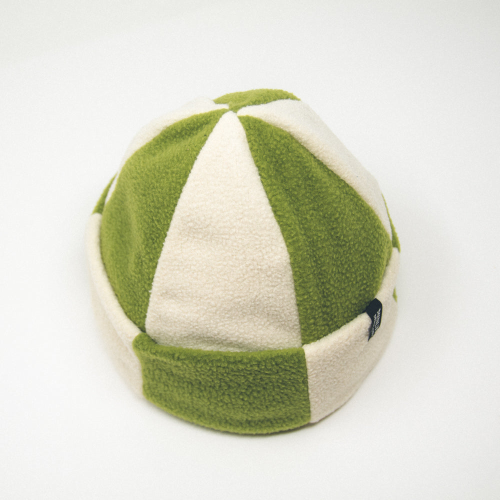 Tuque roulée en polaire surcyclée - Longue