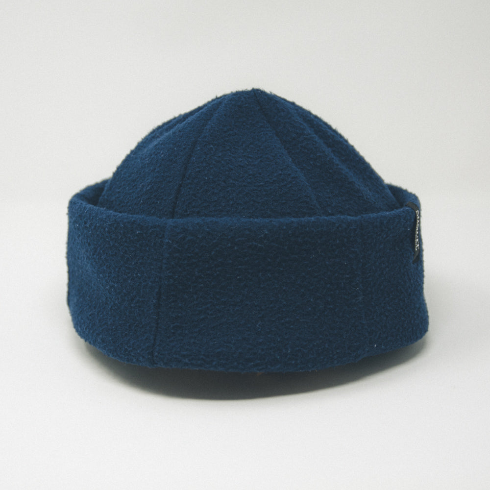 Tuque roulée en polaire surcyclée - Courte