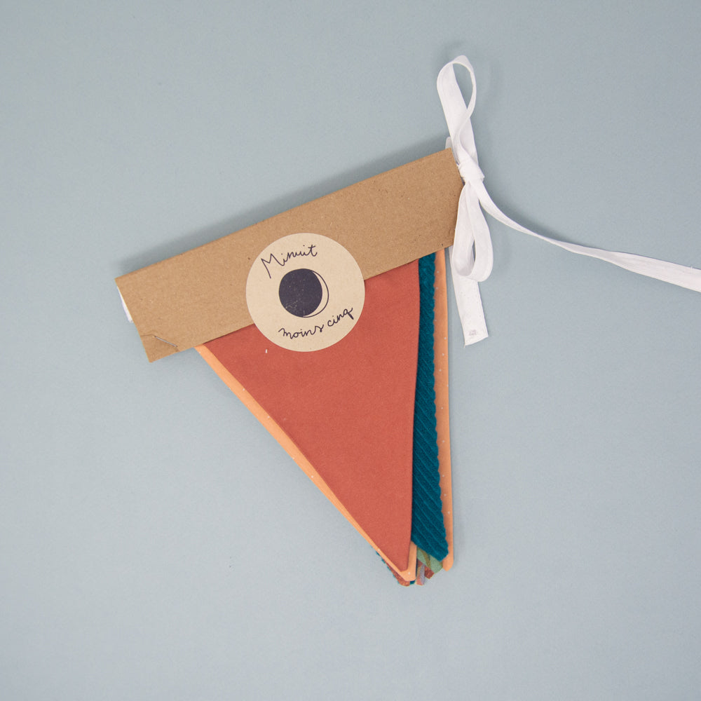Banderole de tissus surcyclés