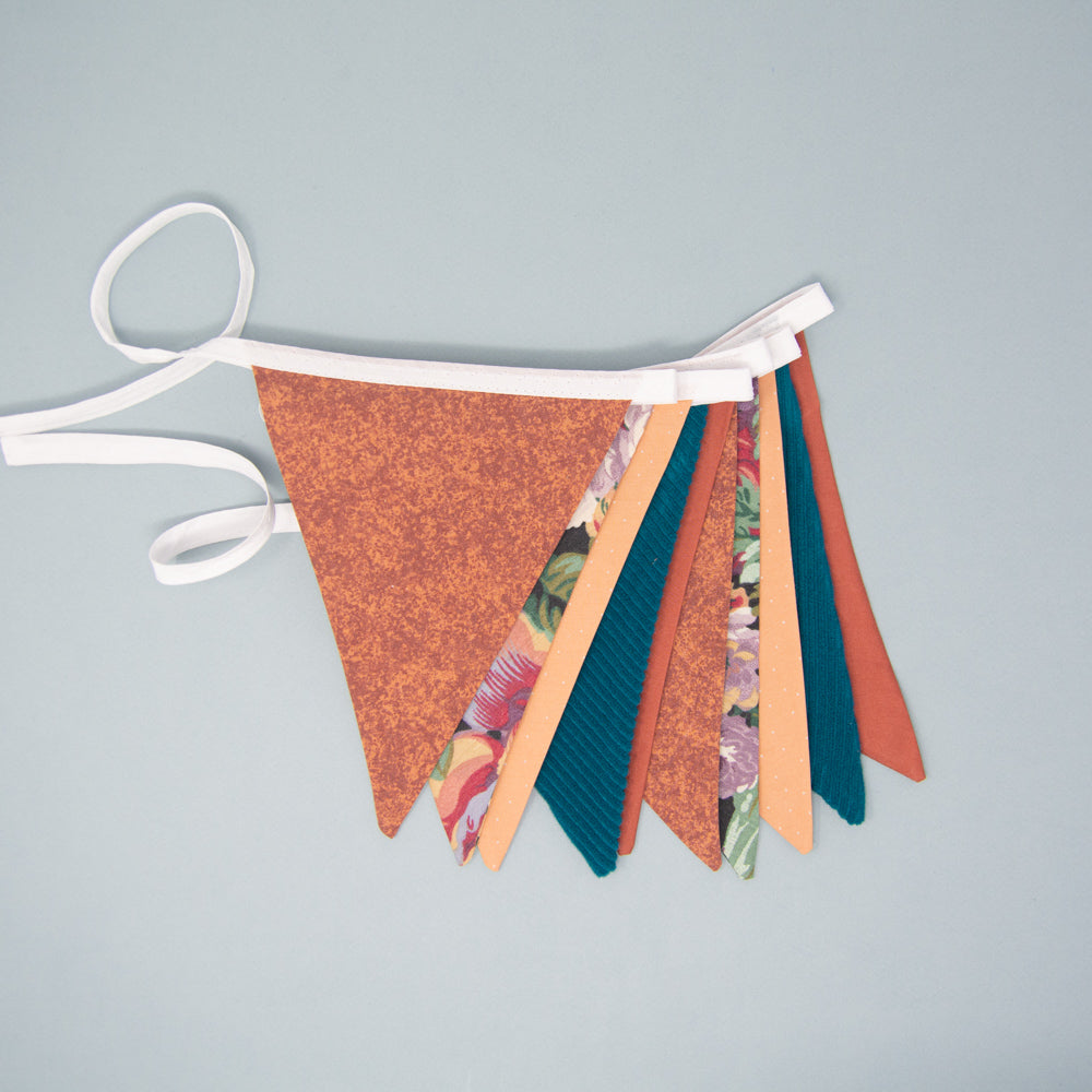 Banderole de tissus surcyclés