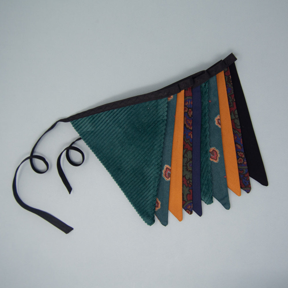 Banderole de tissus surcyclés
