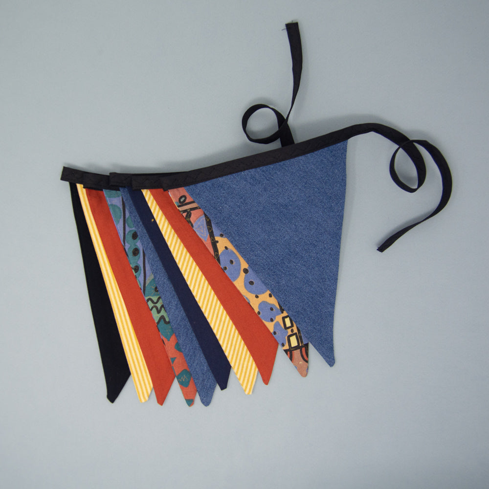 Banderole de tissus surcyclés