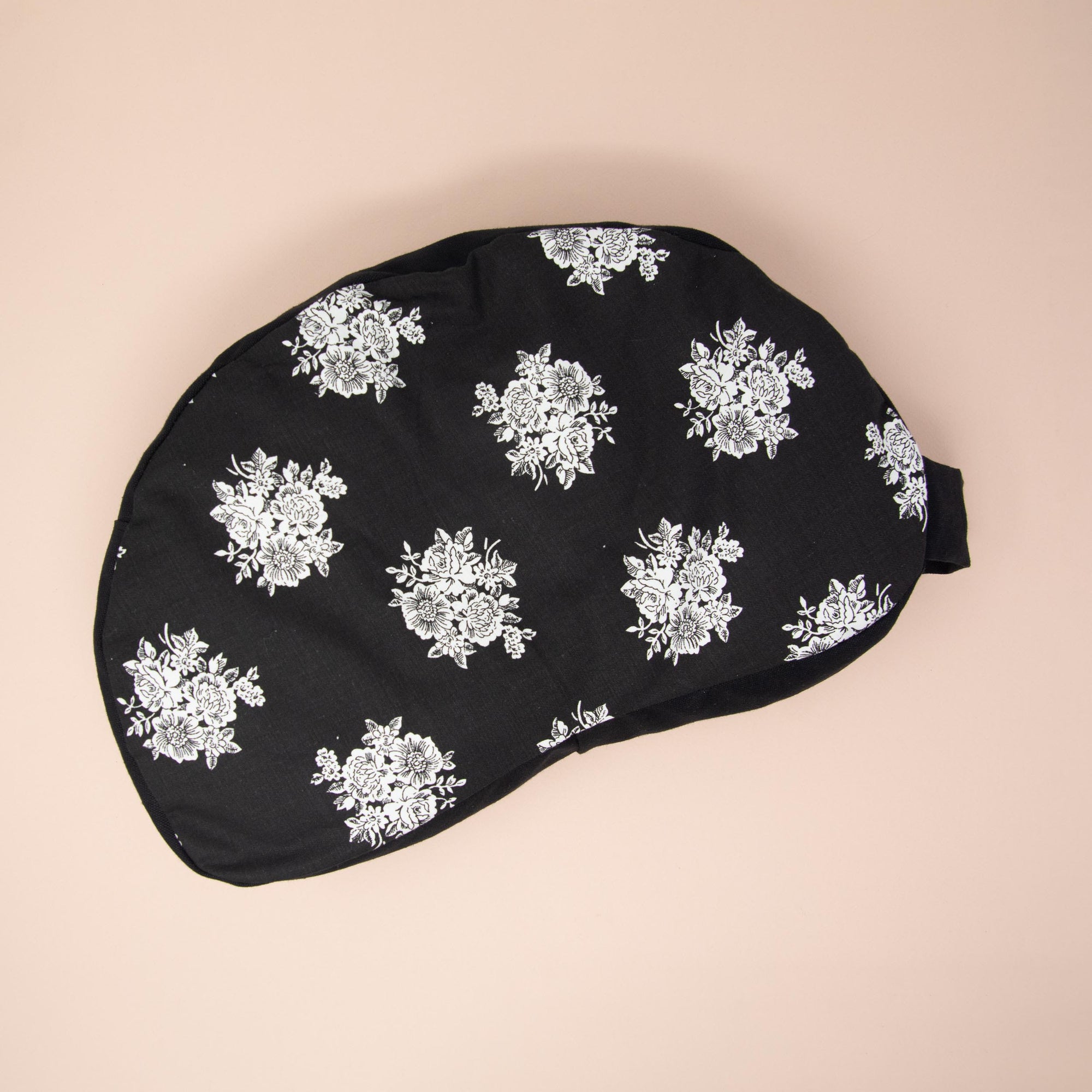 Coussin de yoga en tissu surcyclé et écales de sarrasin