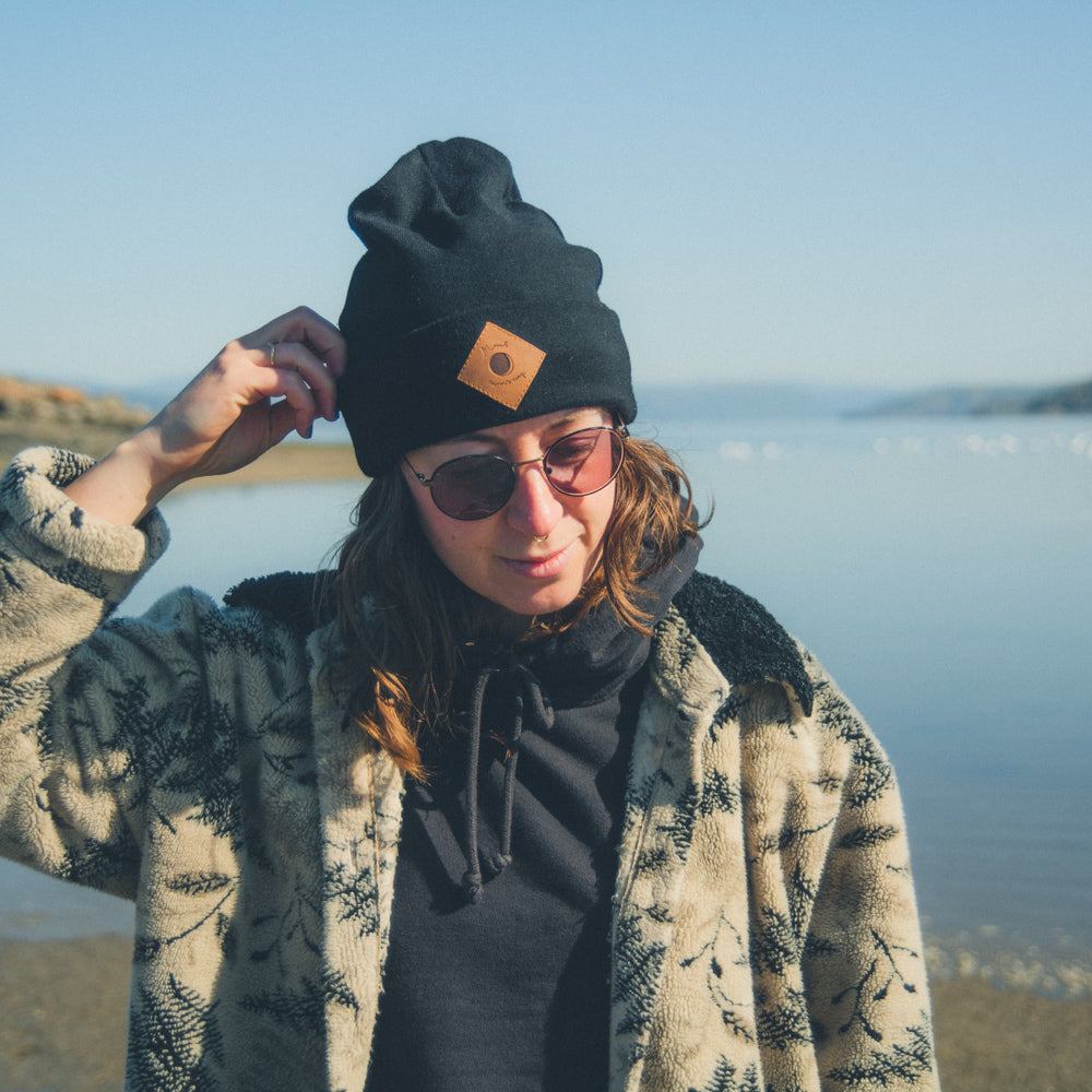 Tuque à revers surcyclée