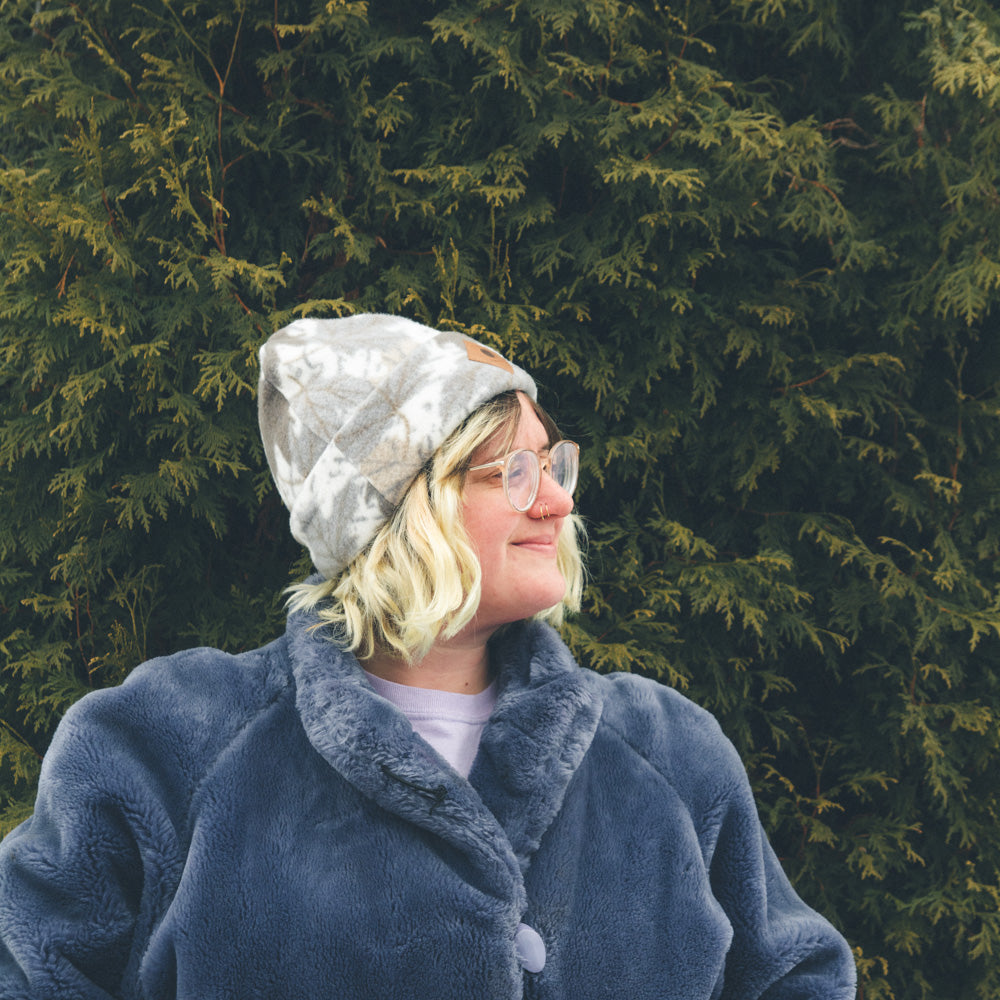 Tuque à revers surcyclée