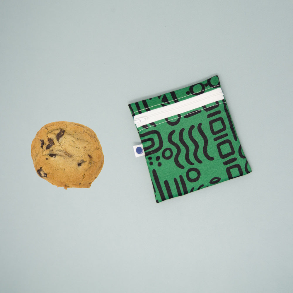 Sac à collation surcyclé format biscuit