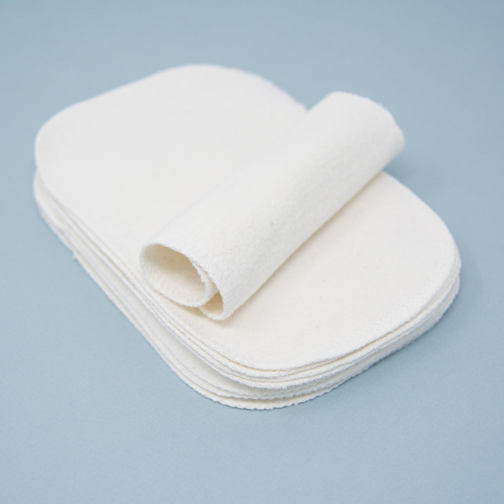 Papiers de toilette surcyclés lavables - Ensemble de 10